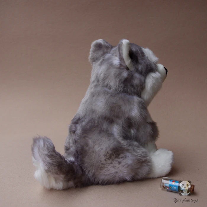 Online Animal Relleno Juguete Simulación Husky De Peluche Juguetes Para Niños Regalos Almohada Huskies Muñecas