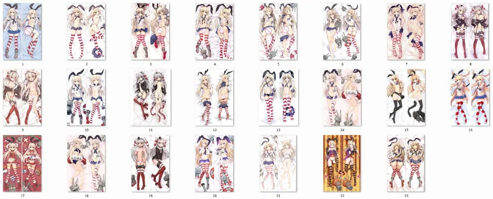 Kantai Коллекция аниме персонажи сексуальная девушка Разрушитель Shimakaze наволочка