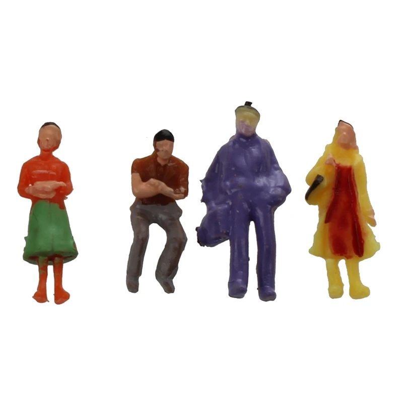 Модель стола с цветным песочным рисунком 24 шт. железнодорожные пассажирские