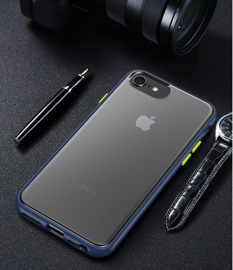 Для iPhone XS XR чехол Magic Shadow IPAKY XS MAX чехол с цветными кнопками TPU PC Гибридный противоударный чехол для iPhone 8 7 6 6s Plus чехол