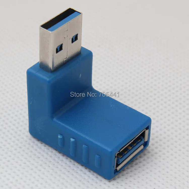 20 шт./лот 90 градусов прямоугольный Переходник USB 3 0 тип А штекер гнездо|angle usb|right angle