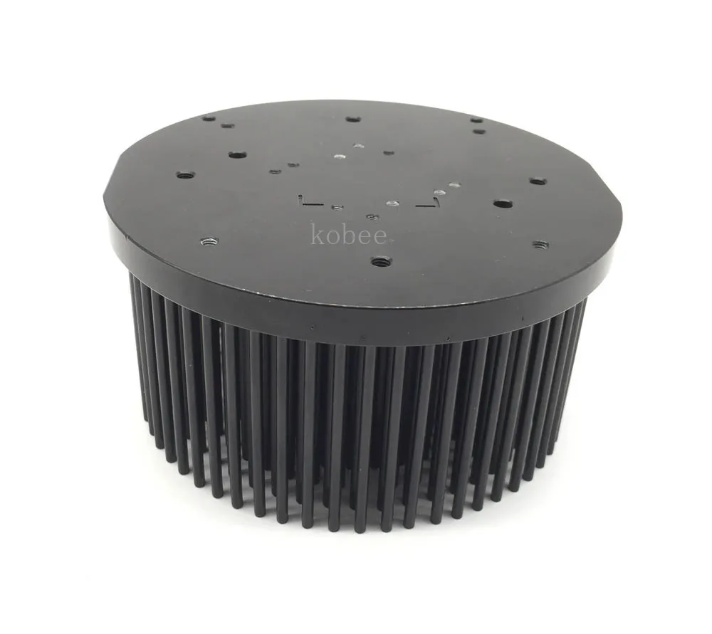 Круглый D133mm led pin fin Радиатор подходит для Cob cxb3590 Bridgelux V29 50-60 Вт теплоотвод diy Крытый