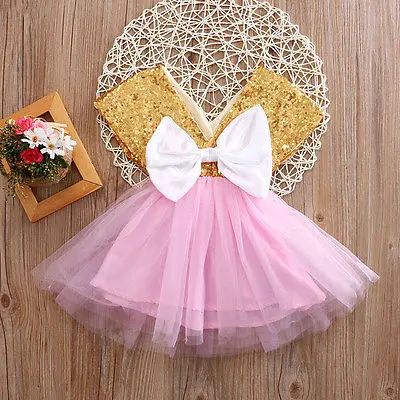 2017 блестящие розового золота платье для маленьких девочек цветок принцесса