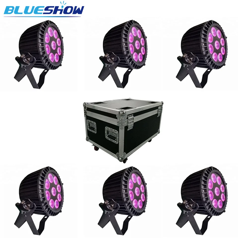 Нет налога на заказ 4 шт./Чехол светодиодный фонарь для улицы света 9x9 Вт rgb 3в1