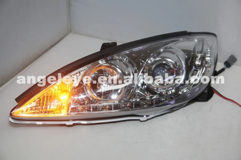 Светодиодный ные фары ангельские глазки для Toyota Camry 2001-2006 года | Автомобили и