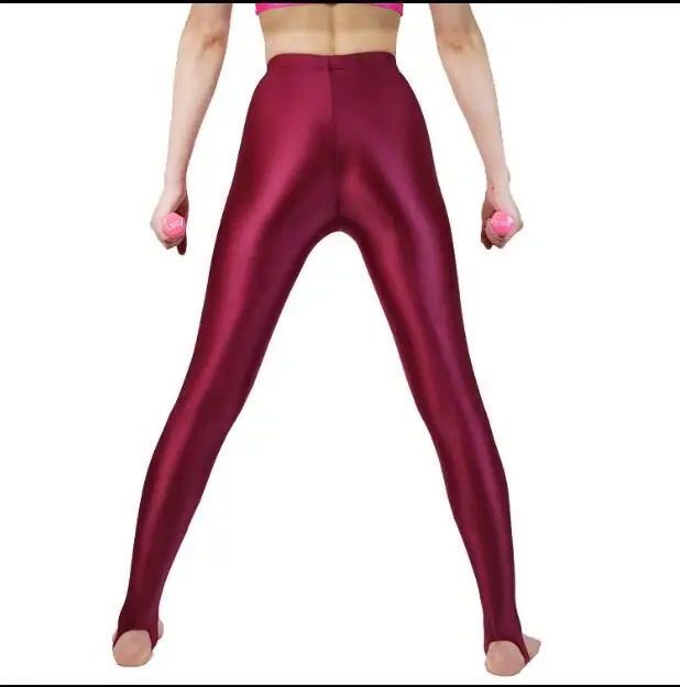 (LG003) колготки унисекс из спандекса однотонные непрозрачные леггинсы Zentai Фетиш