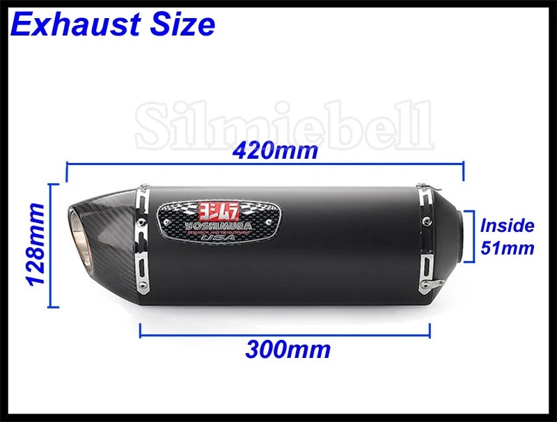 MT07 FZ07 мотоцикл Yoshimura глушитель труба передняя средняя звено трубы Полный побега мото системы для Yamaha mt-07 FZ-07 XSR700