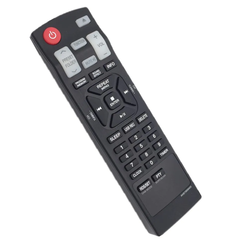 Пульт дистанционного управления AKB73656403 для LG DAB Radio Mini Hifi система CD Домашнее