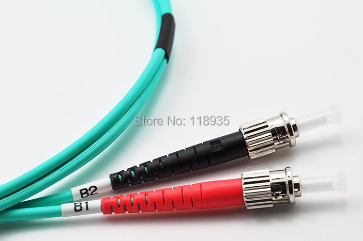 (2 шт./лот) SC-ST Multimode OM3 волоконно-оптический кабель Соединительный шнур дуплекс Color