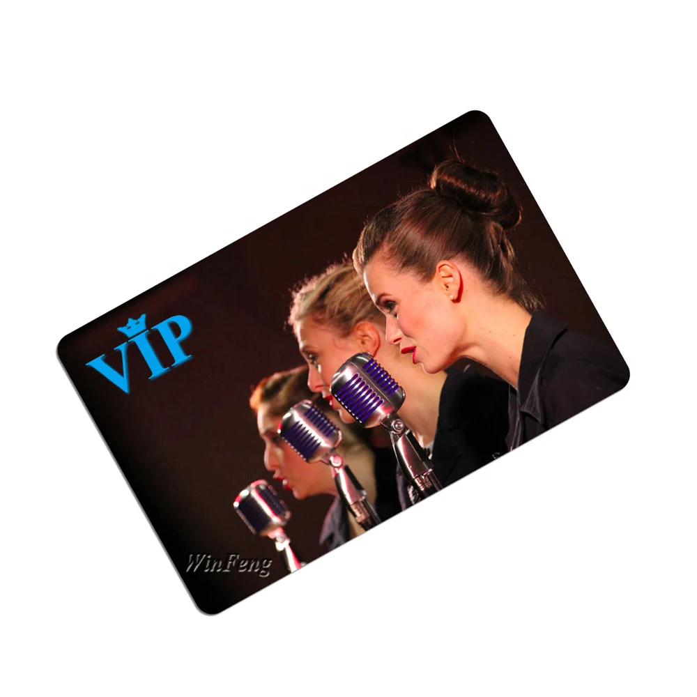 200Pcs/lot Customized Printing CR80 Standard CMYK Full Color VIP Membership PVC Card with Magnetic Stripe | Безопасность и защита