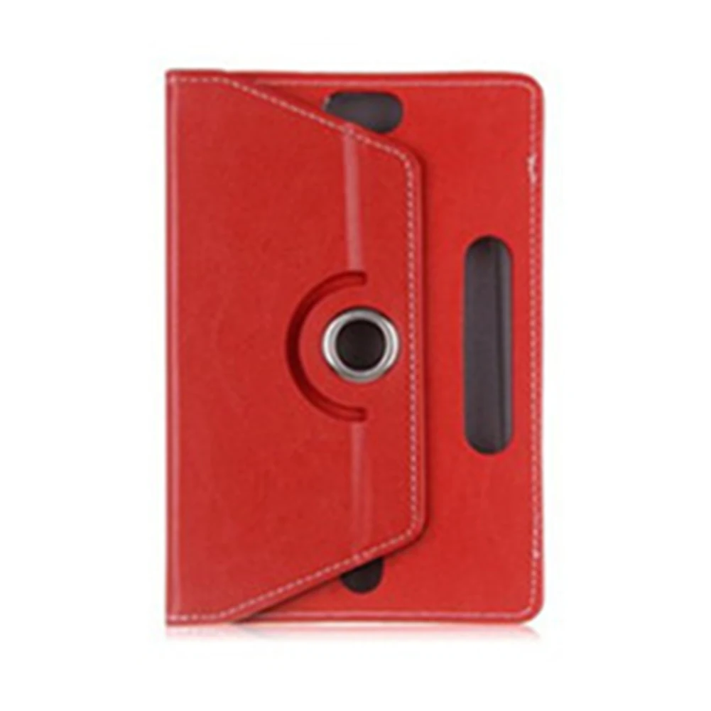 7 inch red Из искусственной кожи флип чехол для Samsung Galaxy Tab 4 7,0 T230 T231 T235 для стойка для iPad чехол универсальный для iPhone 7/8/9/10 дюймовый планшет - Цвет: 7 inch red