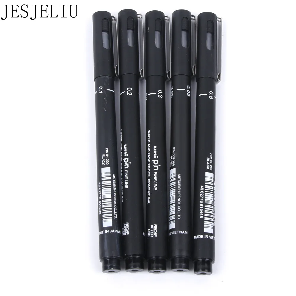 Ручка для рисования Fineliner 005 01 02 03 04 05 08 кисть водонепроницаемая ручка эскизные