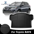 X AUTOHAUX PE + EVA пенопластовый пластиковый задний багажник, подкладка для багажника, грузовой напольный коврик, защитный чехол для Toyota RAV4 2013 2014 2015 2016