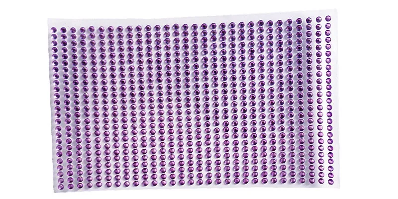 Акриловая Татуировка 750 шт./компл. 3 мм Diy настенные Арт с украшением в виде кристаллов со стразами самоклеющиеся наклейки для телефона чехол для украшения