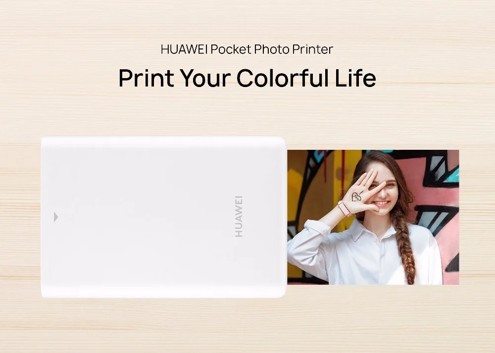 Huawei Smart Карманный фотопринтер Zink технология печати Magic AR Видео Печать Портативный Печать вашей красочной жизни