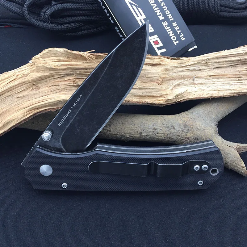 TONIFE CKT6108 NightThawk складной карманный нож 8Cr14MoV Лезвие Открытый Кемпинг охотничий тактический инструмент мужской подарок EDC карманный нож