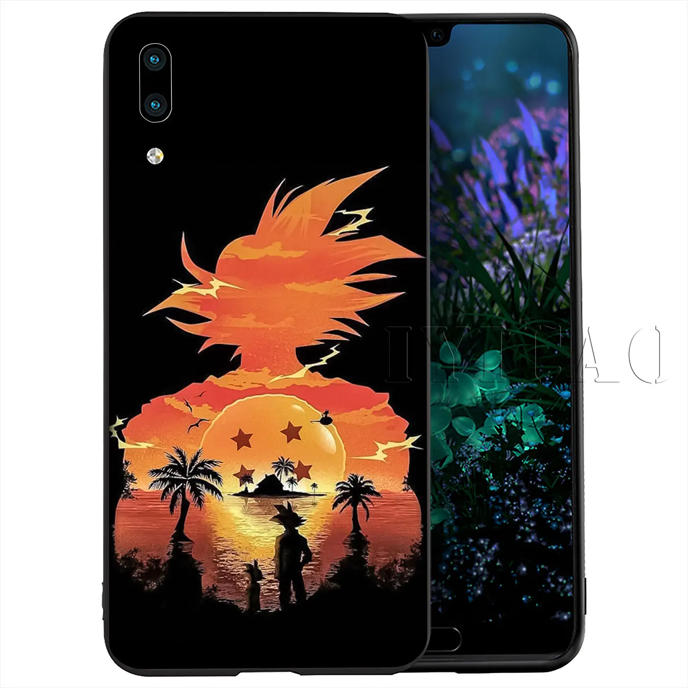 Мягкий чехол IYICAO Dragon Ball Son Goku DragonBall z для Huawei Y9 Y7 Y6 Prime 2019 Honor 20 8C 8X 8 9 9X 10 Lite 7C 7X 7A Pro |