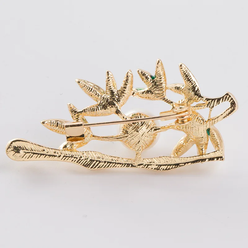 Модные корейские новые зеленые бамбуковые Броши с жемчужинами мужской костюм