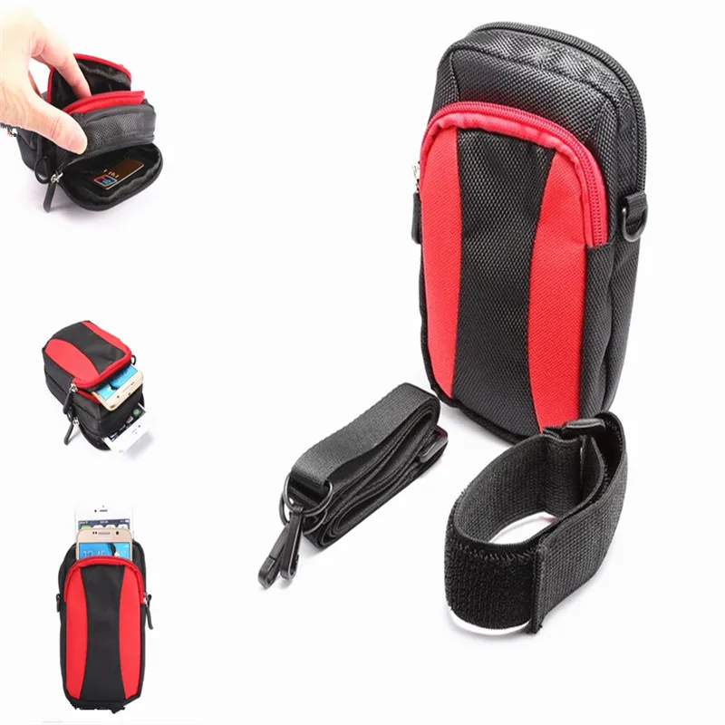 Спортивный кошелек на двойной молнии сумка для мобильного телефона чехол