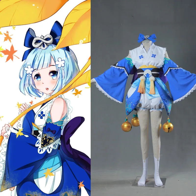 Athemis Onmyoji Косплей сорсер трава светлячки Костюм Аниме Hotaru gusa милая девочка | Отзывы и видеообзор