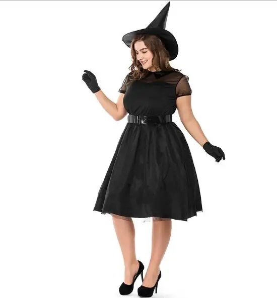 Witch Halloween Costume women division fat people Sexy Adult Costumes |