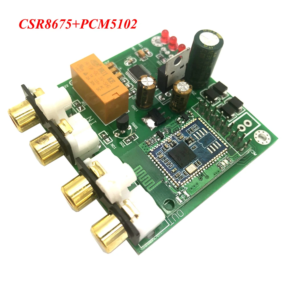 Lusya CSR8675 Bluetooth 5 0 APTX декодер формата HD Плата DAC приемник Поддержка аналоговый вход