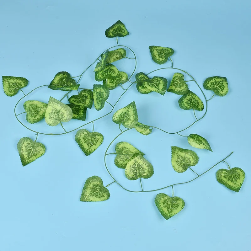 

Artificial Fake Plastic Green Vine Plants Garden Decoration Hanging Garland Plant Artificial Plants Home Wedding Decor