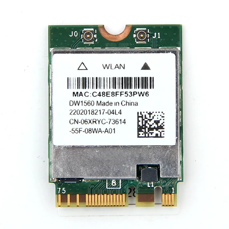 Беспроводной 802.11ac 867 Мбит/с адаптер Wi Fi карты для хакинтош dell DW1560 BCM94352Z NGFF M.2 WLAN