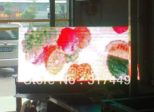 P10 светодиодный уличный знак 128 см x 64 50 4 дюйма 25 2 фронтальный открытый RGB