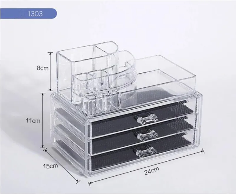 Органайзер для косметики 1 шт. коробка хранения демонстрационная акриловая