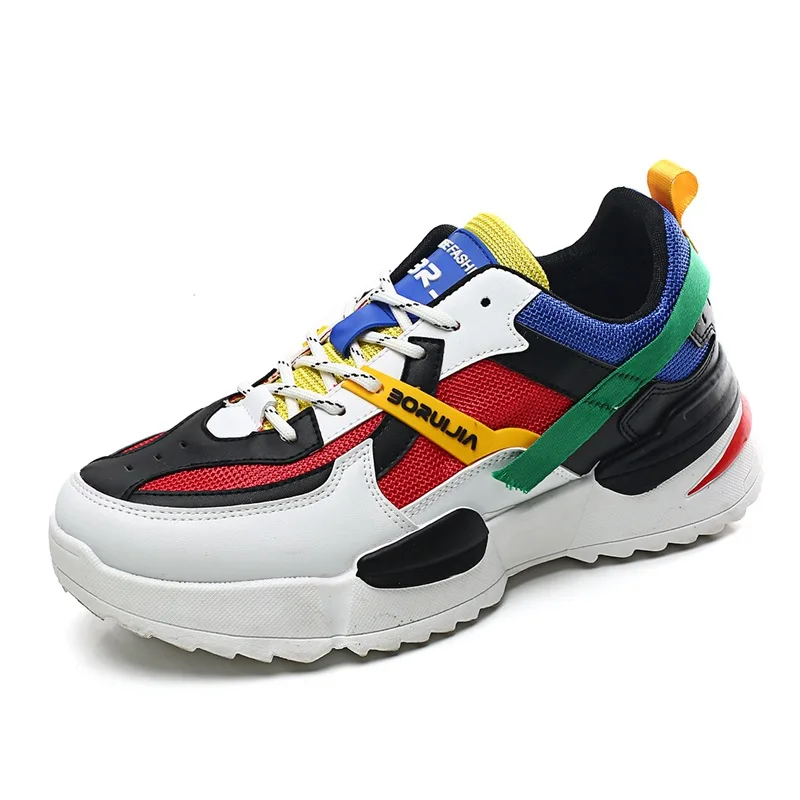 

Mens Trainers Casual Shoes Men Comfortable Couple Sneakers Male Breathable Mesh Sport Lace-up Light Flat Vulcanized Shoes