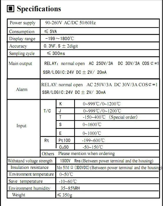90 265 V AC/DC Цифровой F/C PID Температура контроллер термостат TA4 SNR (полупроводниковое
