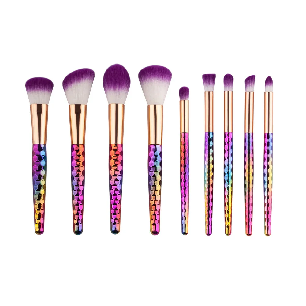 9 шт макияж консилер кисти бровь кисть основа румяна косметический инструмент |