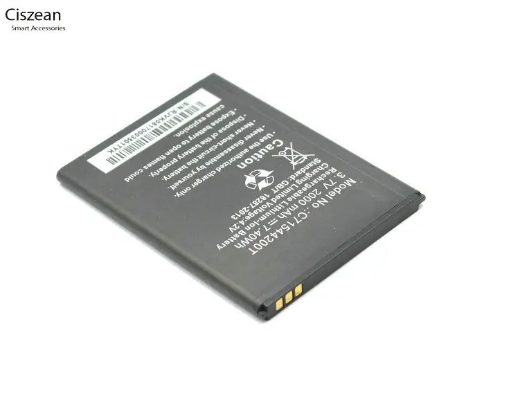 Ciszean 10 шт./лот C71544200T 2000 мАч умная фотобатарея для BLU Studio G D790L D790U D790 + код