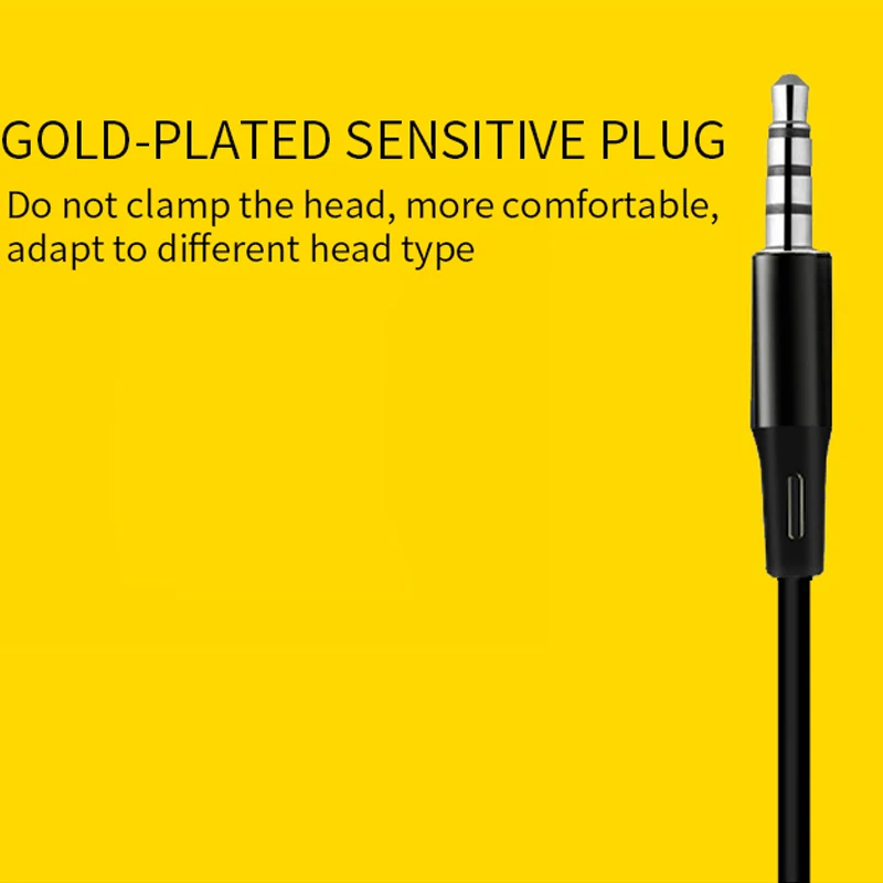 Wired Earphones Stereo Headset With Microphone In-Ear Earbuds Universal For Samsung iphone 6s Smartphone | Электроника