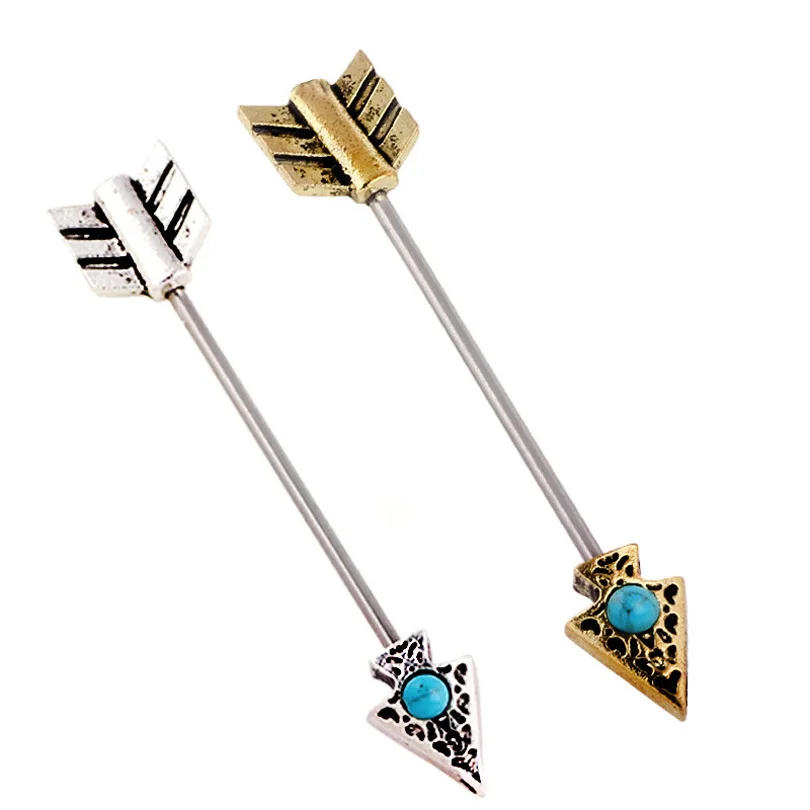 1 шт. модный Пирсинг из нержавеющей стали пирсинг Септум Промышленная Штанга для