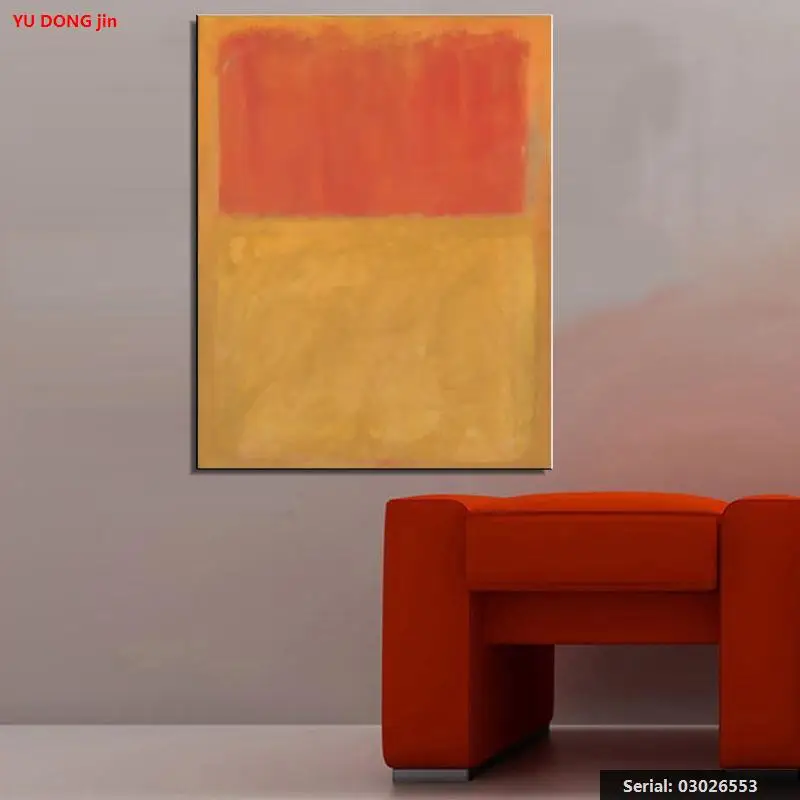 Mark Rothko натюрморт классическая картина маслом Рисование Искусство спрей без рамы