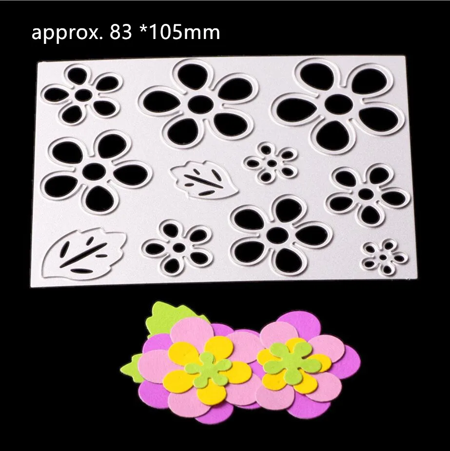 Цветы резки штампы новый в скрапбукинге фотоальбом бумажные ремесла папки для