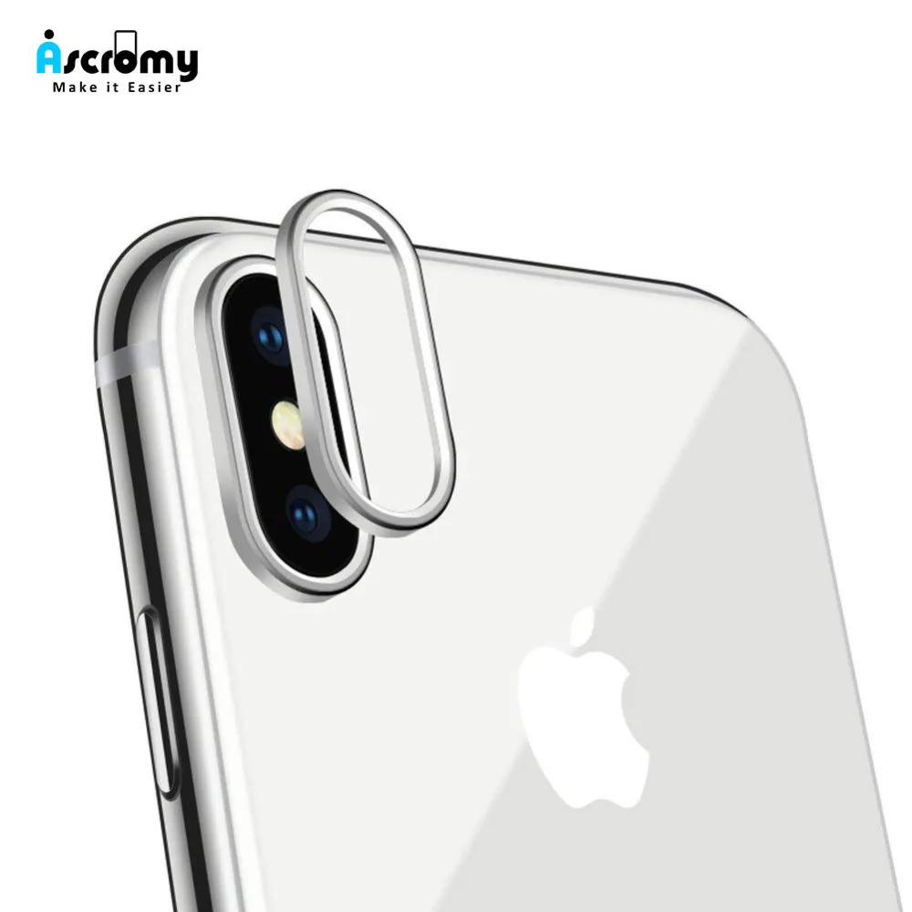 Металлическая защитная крышка объектива камеры Ascromy для iPhone X кольцо XS Max XR 10