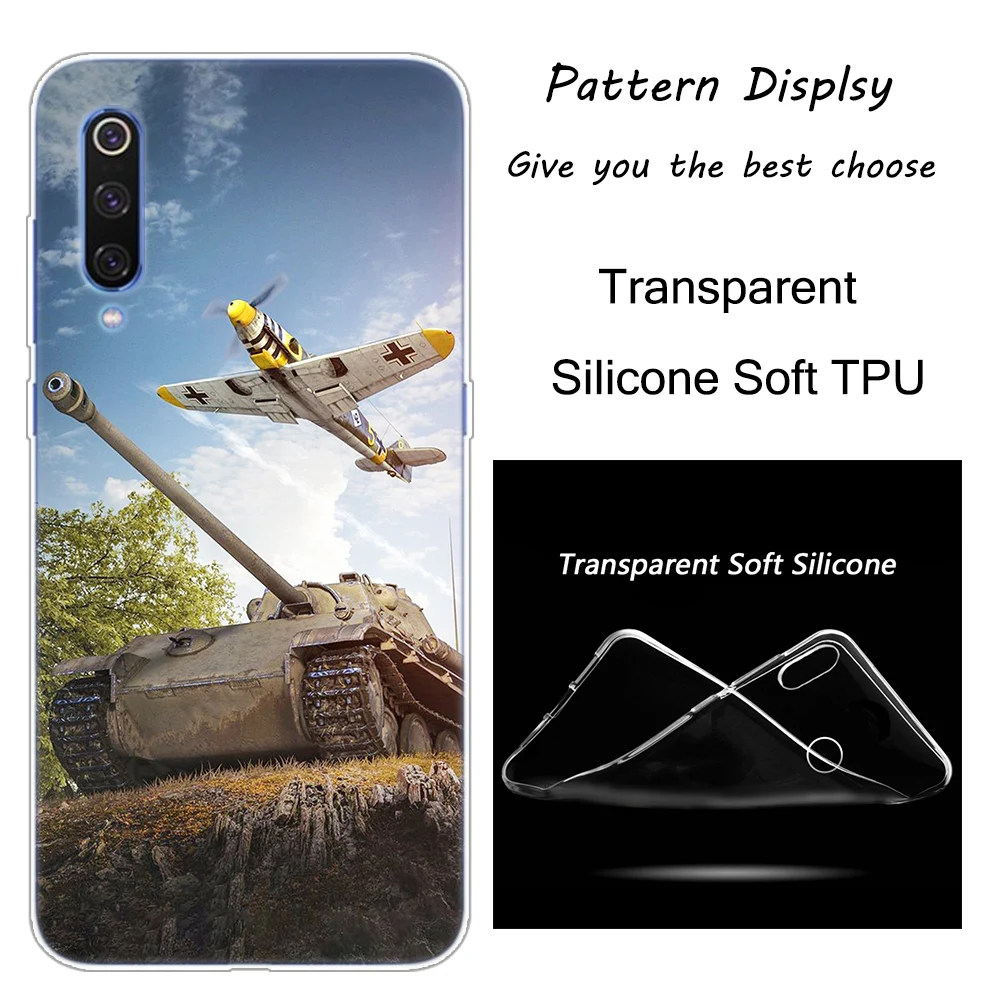 010 Горячая world of tanks силиконовый чехол для Xiaomi Pocophone F1 9T 9 9SE 8 A2 Lite A1 A2 Mix3 Redmi K20 7A Note 4 4X5 6 7 Pro S2 крышка - Цвет: 010
