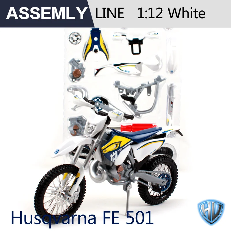 39177 Maisto 1:12 Husqvarna FE 501 Сборка DIY модель мотоцикла велосипед Комплект Новое поступление 39177 - Цвет: 39177