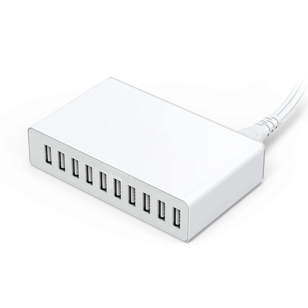 Настенное зарядное устройство органайзер usb зарядная станция 10 портов usb зарядная станция концентратор AC мощность Настольный органайзер с вилкой ЕС