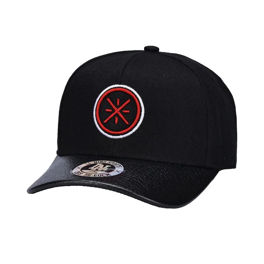 Li Ning мужская бейсбольная Кепка серии Wade 100% полиэстер 56 см 60 подкладка Удобная