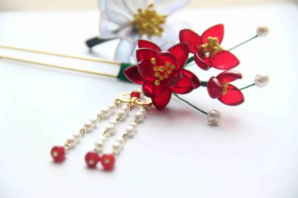 Изделия из стекла ручной работы лепестки Боб классический Костюм Платье волос