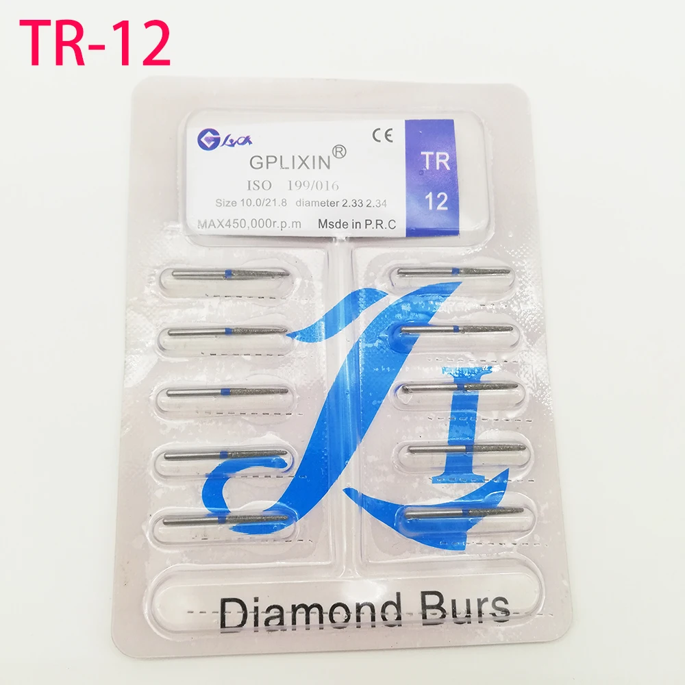 BR-31 Dental Diamond Burs Drill Dentistry Burs High Speed Handpiece Handle Diameter 1.6mm Dentist Tools BR-41 TR-13 FO32