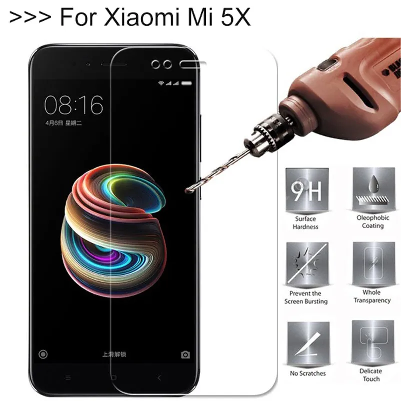 Закаленное стекло для Xiaomi Redmi Note 5 Pro 5A Prime Plus 4X чехол телефона защитная пленка Xioami 6