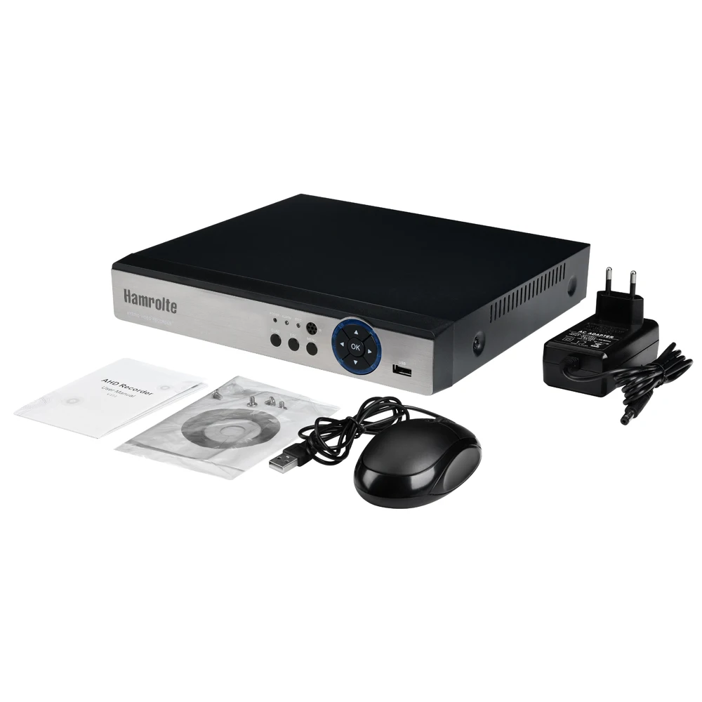 Hamrolte 5MP AHD DVR 4CH/8CH 5 в 1 гибридный рекордер безопасности для 5MP/4MP 1080P TVI CVI аналоговая