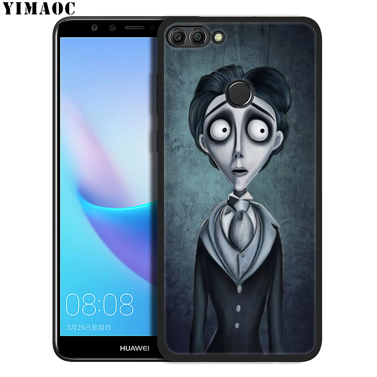 Мягкий силиконовый чехол YIMAOC для телефона с изображением трупа невесты Huawei P20 Pro
