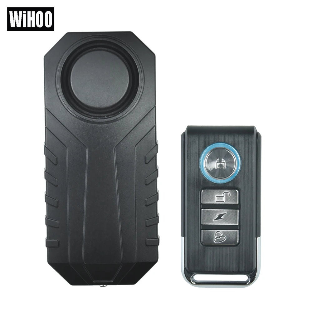 Беспроводная сигнализация для мотоцикла и велосипеда WiHoo 113dB защита от кражи