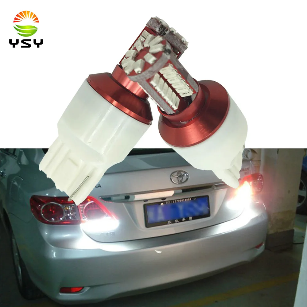 Светодиодный фонарь Y 1156 BA15S 1157 BAY15D T20 W21W светодиодный светильник W21/5 Вт 7440 7443 4014 57SMD